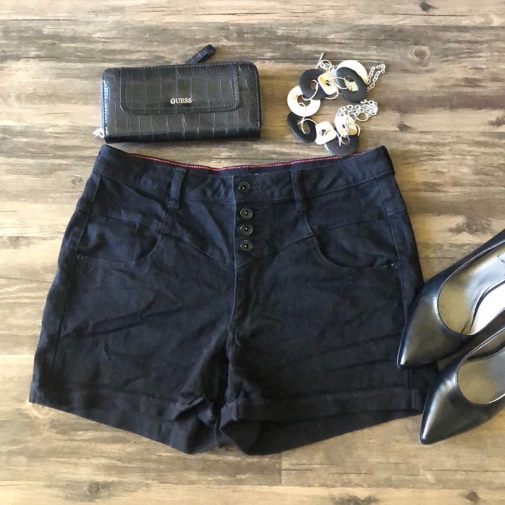 Love Sick Black High Waisted Shorts size 11